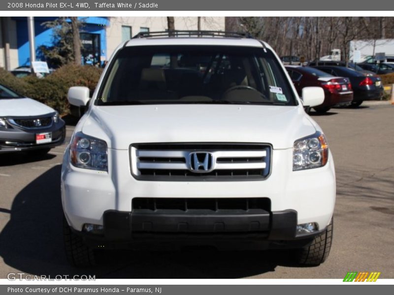Taffeta White / Saddle 2008 Honda Pilot EX-L 4WD