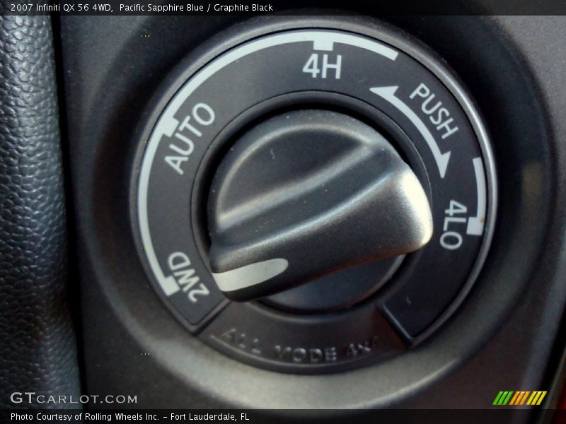 Controls of 2007 QX 56 4WD