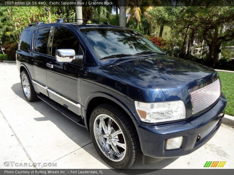 Front 3/4 View of 2007 QX 56 4WD