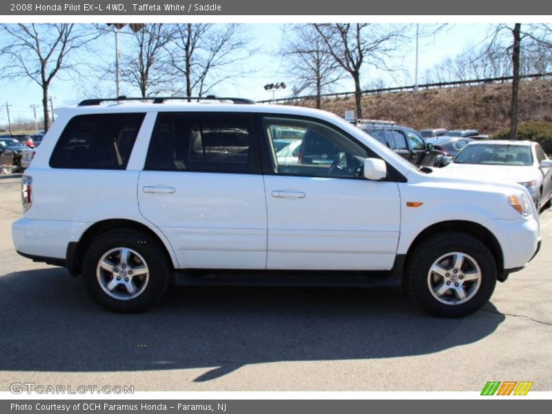 Taffeta White / Saddle 2008 Honda Pilot EX-L 4WD