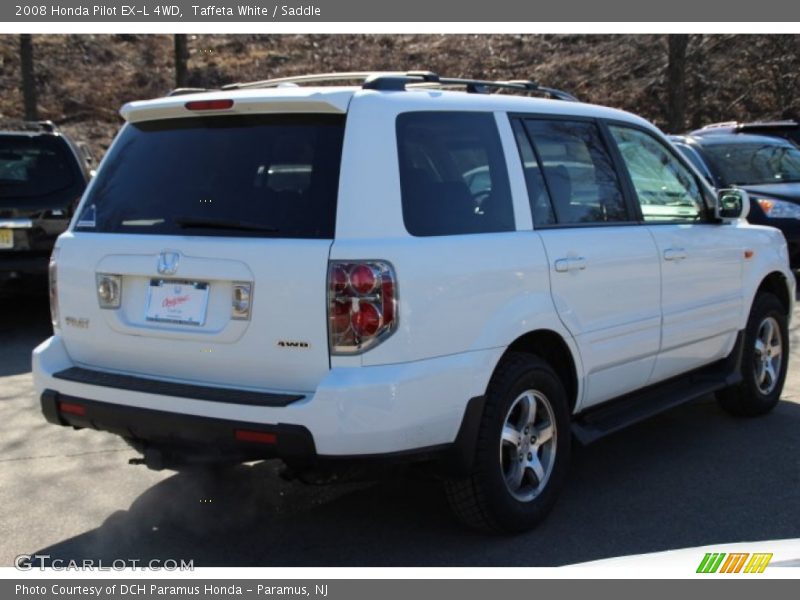 Taffeta White / Saddle 2008 Honda Pilot EX-L 4WD