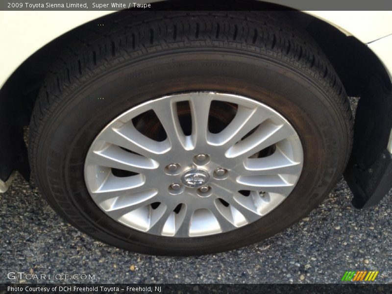Super White / Taupe 2009 Toyota Sienna Limited