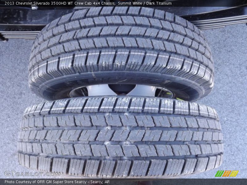Summit White / Dark Titanium 2013 Chevrolet Silverado 3500HD WT Crew Cab 4x4 Chassis