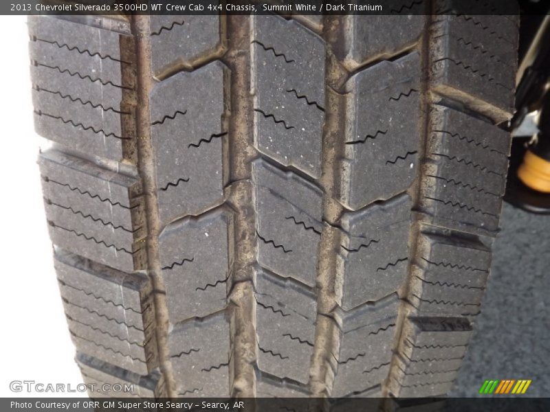 Summit White / Dark Titanium 2013 Chevrolet Silverado 3500HD WT Crew Cab 4x4 Chassis