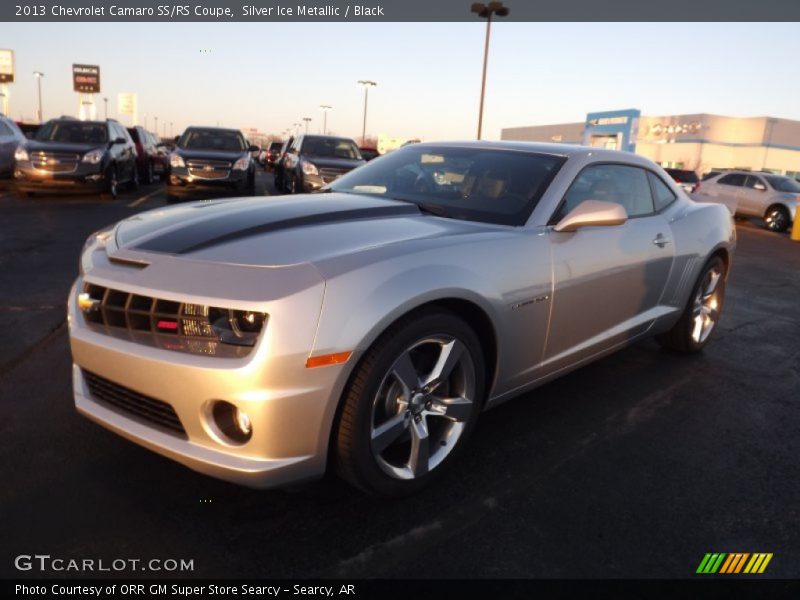 Silver Ice Metallic / Black 2013 Chevrolet Camaro SS/RS Coupe