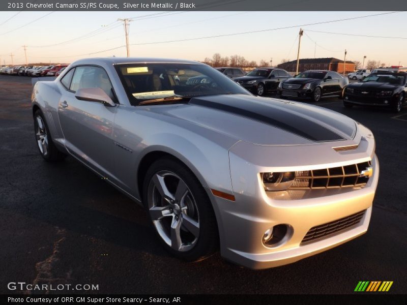 Silver Ice Metallic / Black 2013 Chevrolet Camaro SS/RS Coupe