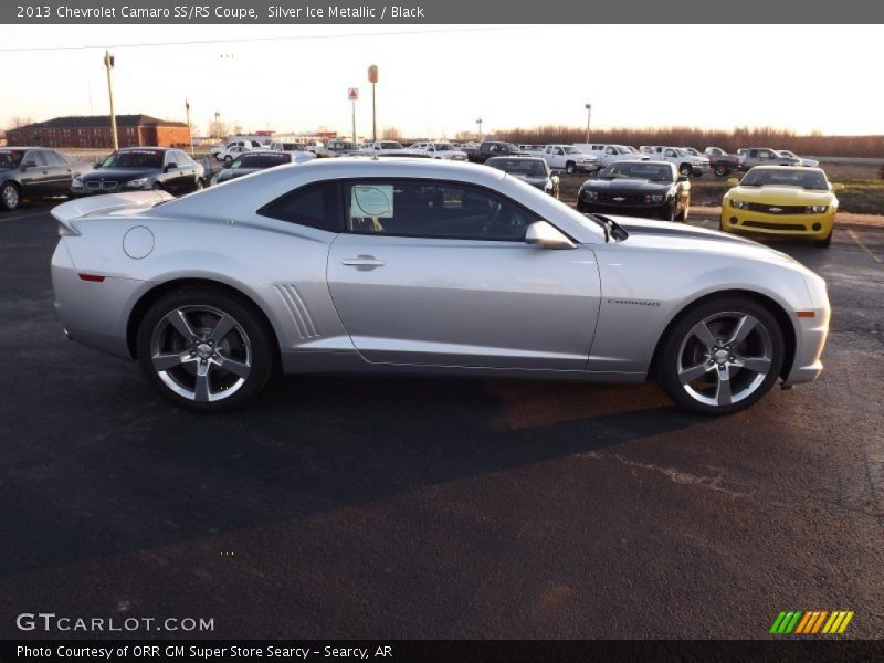 Silver Ice Metallic / Black 2013 Chevrolet Camaro SS/RS Coupe