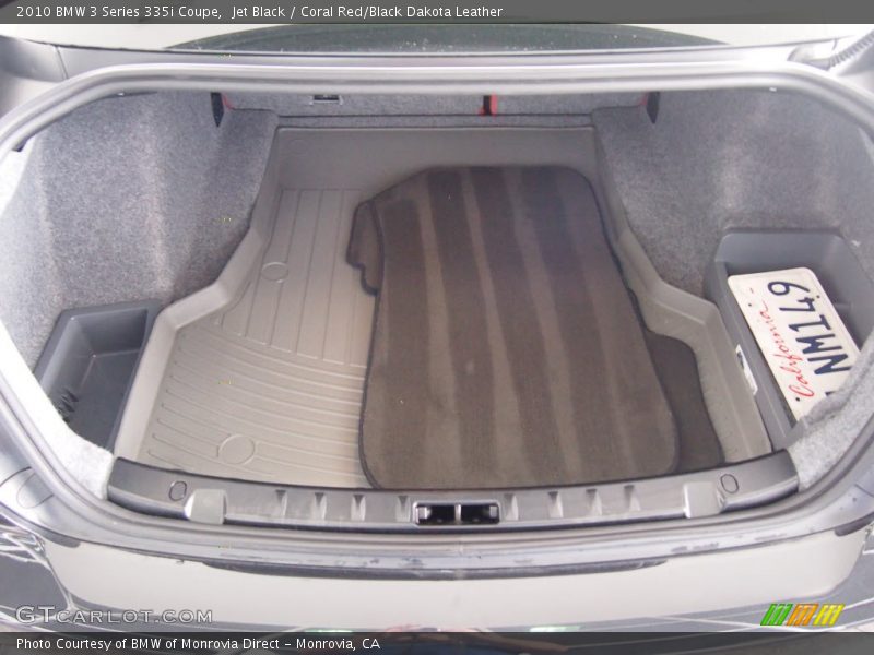  2010 3 Series 335i Coupe Trunk