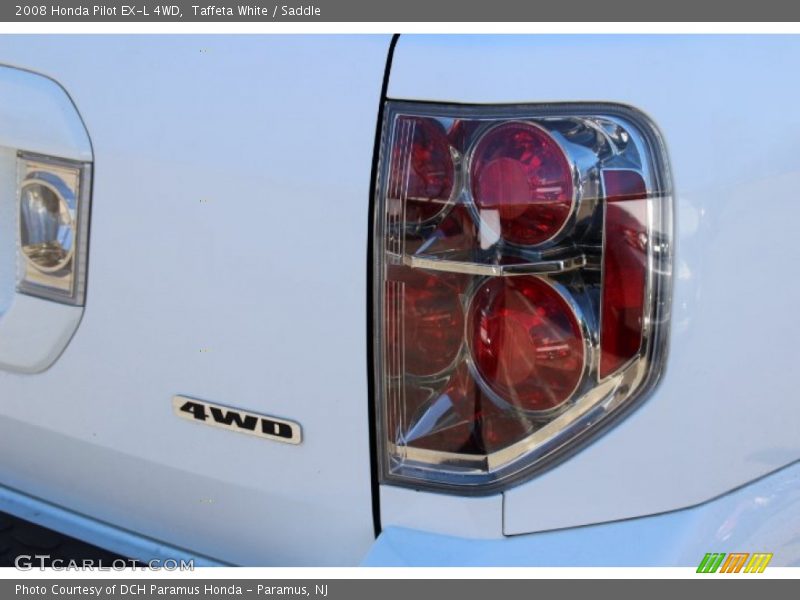Taffeta White / Saddle 2008 Honda Pilot EX-L 4WD