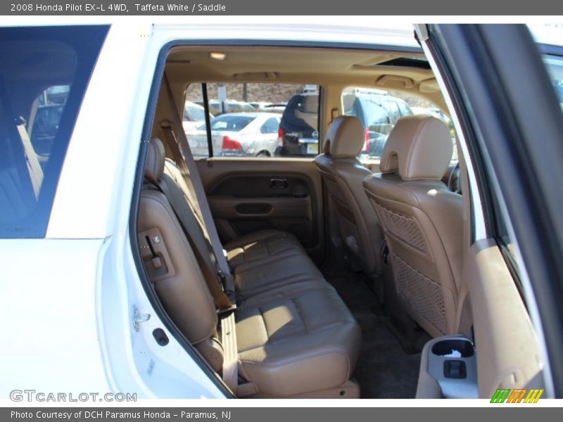 Taffeta White / Saddle 2008 Honda Pilot EX-L 4WD