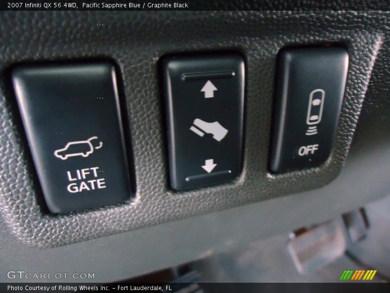 Pacific Sapphire Blue / Graphite Black 2007 Infiniti QX 56 4WD