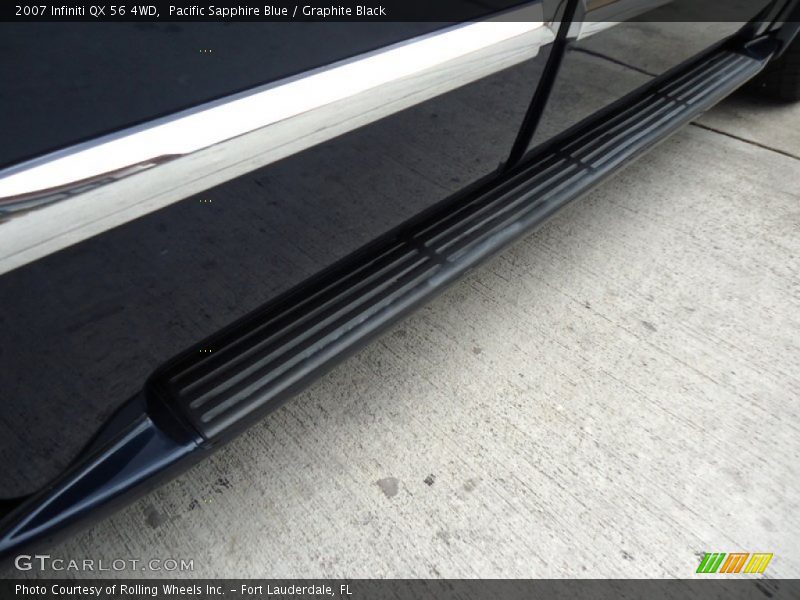 Pacific Sapphire Blue / Graphite Black 2007 Infiniti QX 56 4WD