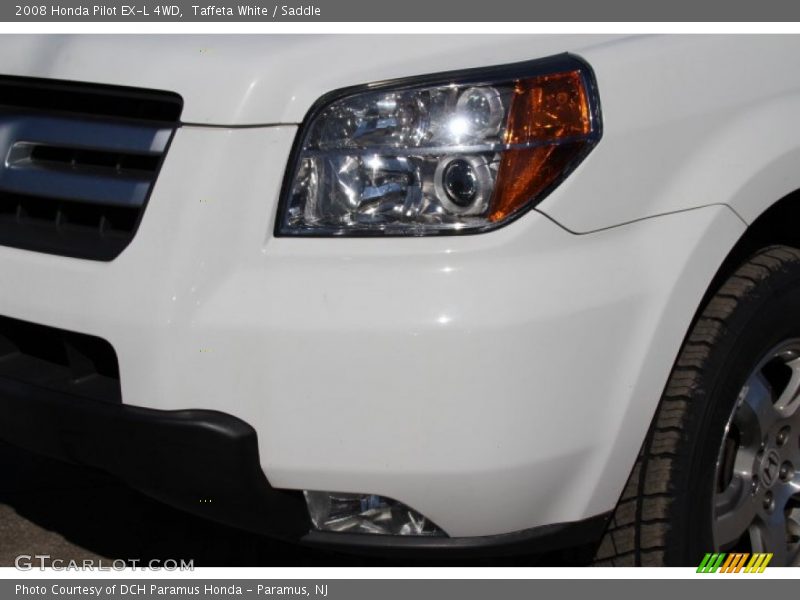 Taffeta White / Saddle 2008 Honda Pilot EX-L 4WD