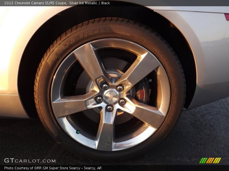 Silver Ice Metallic / Black 2013 Chevrolet Camaro SS/RS Coupe