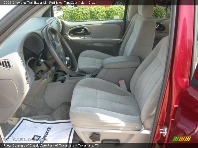Red Jewel Tint Coat / Light Gray 2006 Chevrolet TrailBlazer LS