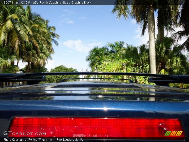 Pacific Sapphire Blue / Graphite Black 2007 Infiniti QX 56 4WD