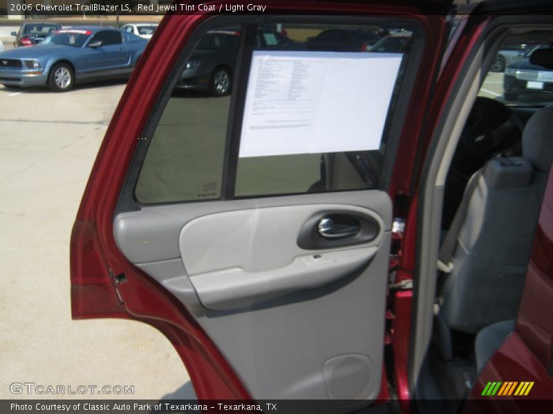 Red Jewel Tint Coat / Light Gray 2006 Chevrolet TrailBlazer LS