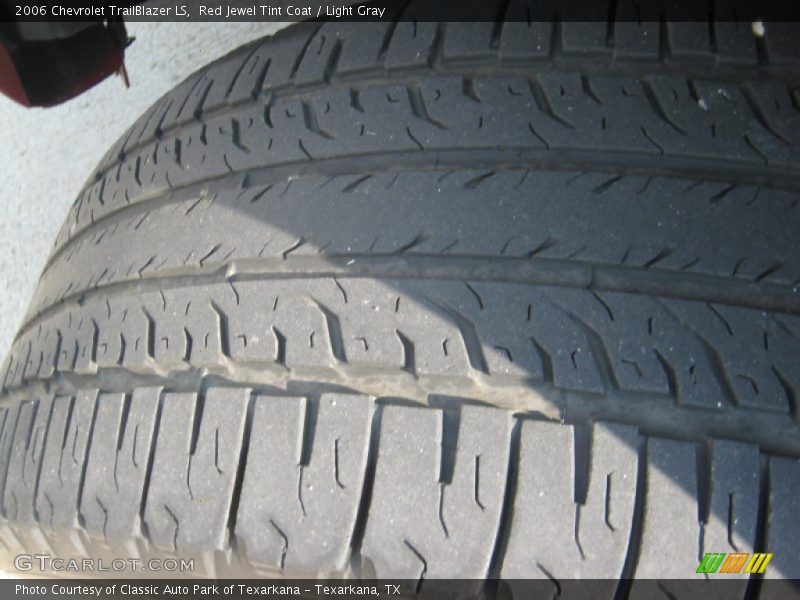Red Jewel Tint Coat / Light Gray 2006 Chevrolet TrailBlazer LS
