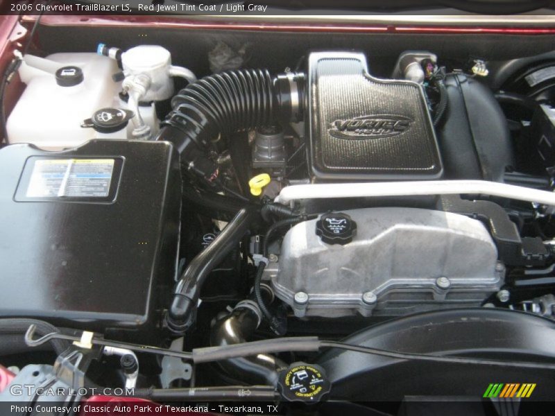 Red Jewel Tint Coat / Light Gray 2006 Chevrolet TrailBlazer LS