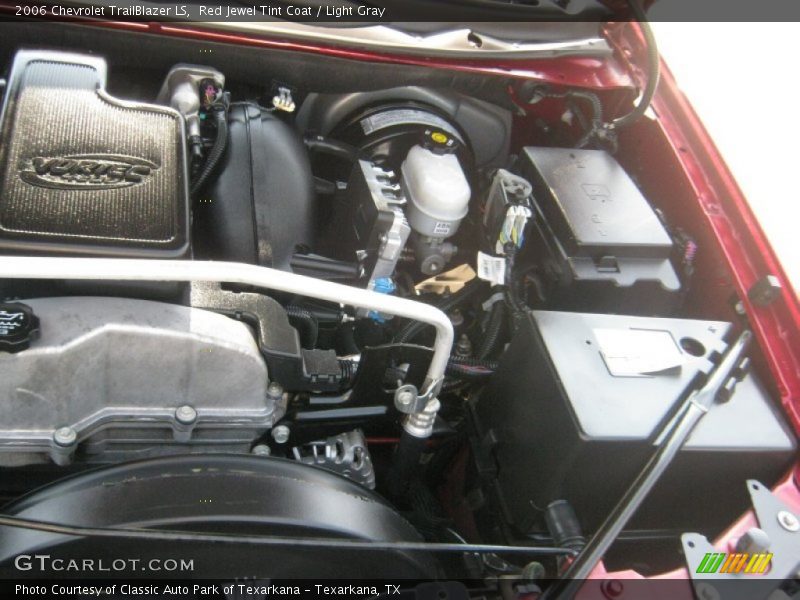 Red Jewel Tint Coat / Light Gray 2006 Chevrolet TrailBlazer LS