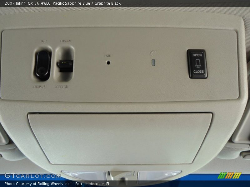 Pacific Sapphire Blue / Graphite Black 2007 Infiniti QX 56 4WD