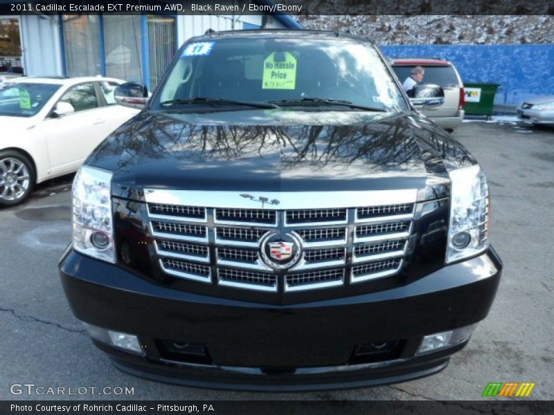 Black Raven / Ebony/Ebony 2011 Cadillac Escalade EXT Premium AWD