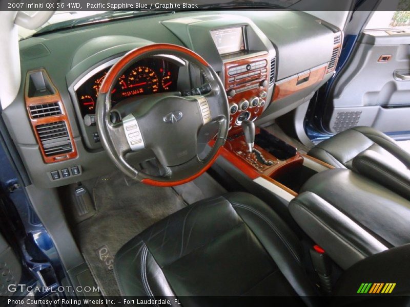 2007 QX 56 4WD Graphite Black Interior