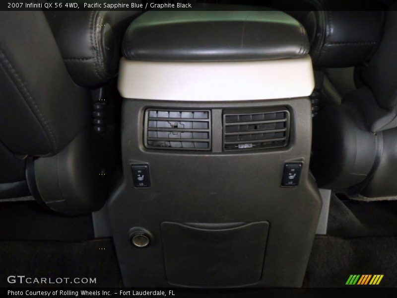 Pacific Sapphire Blue / Graphite Black 2007 Infiniti QX 56 4WD