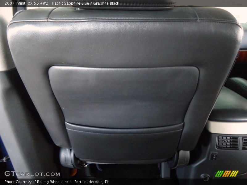 Pacific Sapphire Blue / Graphite Black 2007 Infiniti QX 56 4WD