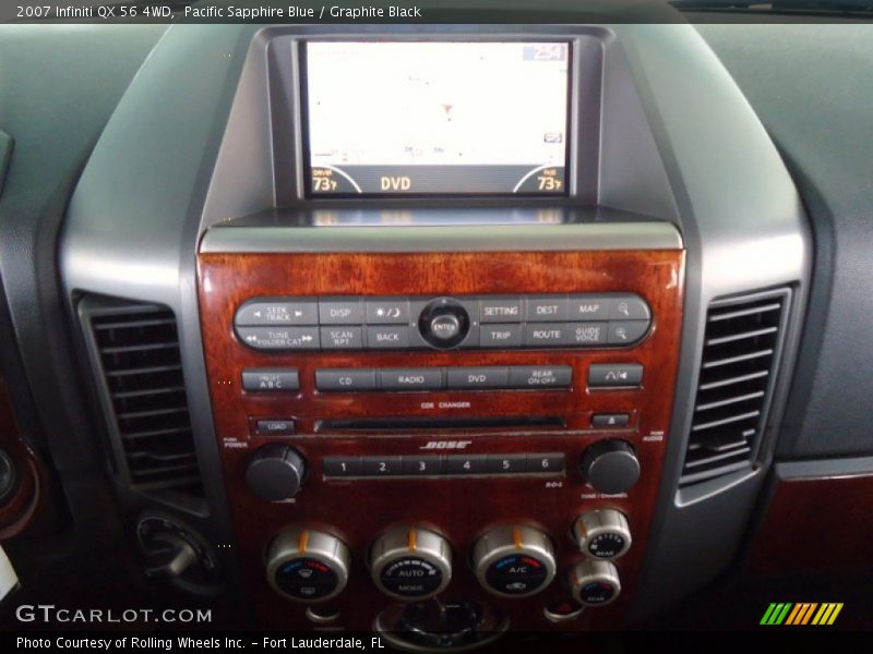 Pacific Sapphire Blue / Graphite Black 2007 Infiniti QX 56 4WD