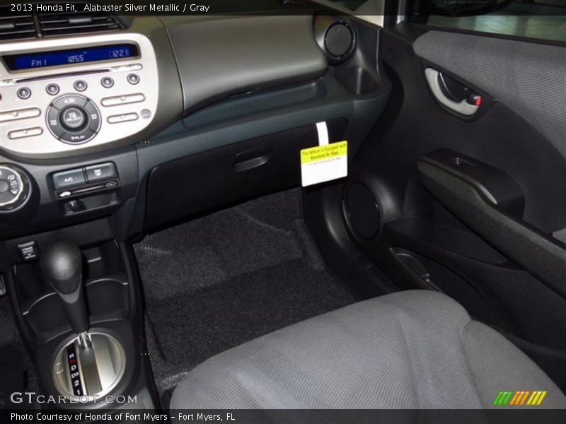 Alabaster Silver Metallic / Gray 2013 Honda Fit