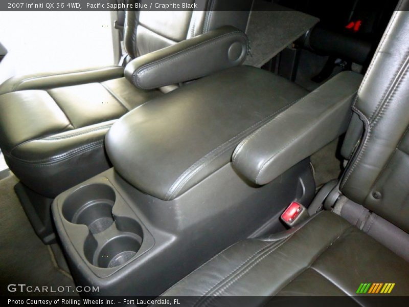 Pacific Sapphire Blue / Graphite Black 2007 Infiniti QX 56 4WD