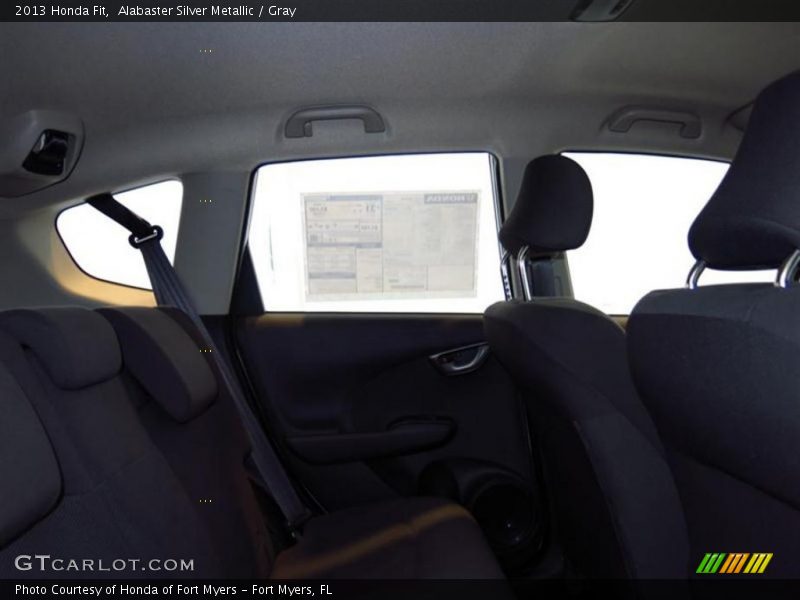 Alabaster Silver Metallic / Gray 2013 Honda Fit