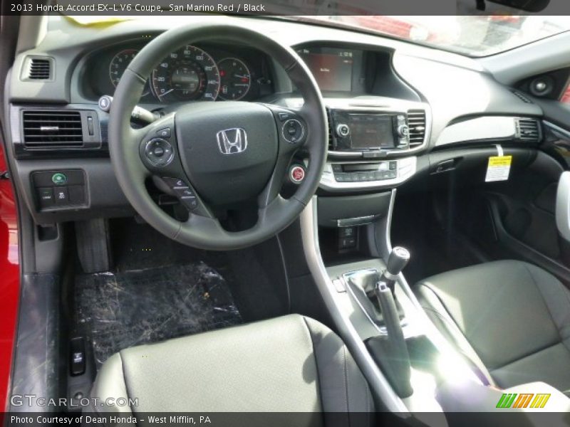  2013 Accord EX-L V6 Coupe Black Interior