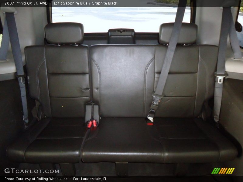 Pacific Sapphire Blue / Graphite Black 2007 Infiniti QX 56 4WD