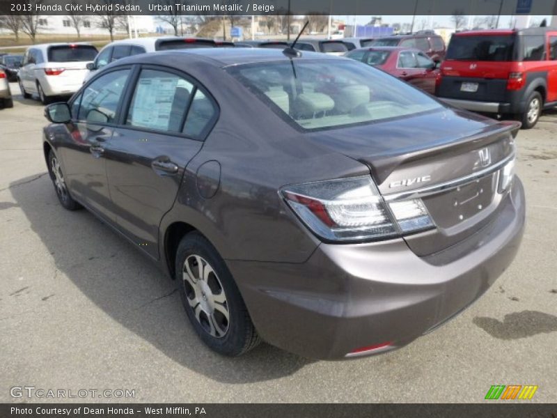  2013 Civic Hybrid Sedan Urban Titanium Metallic