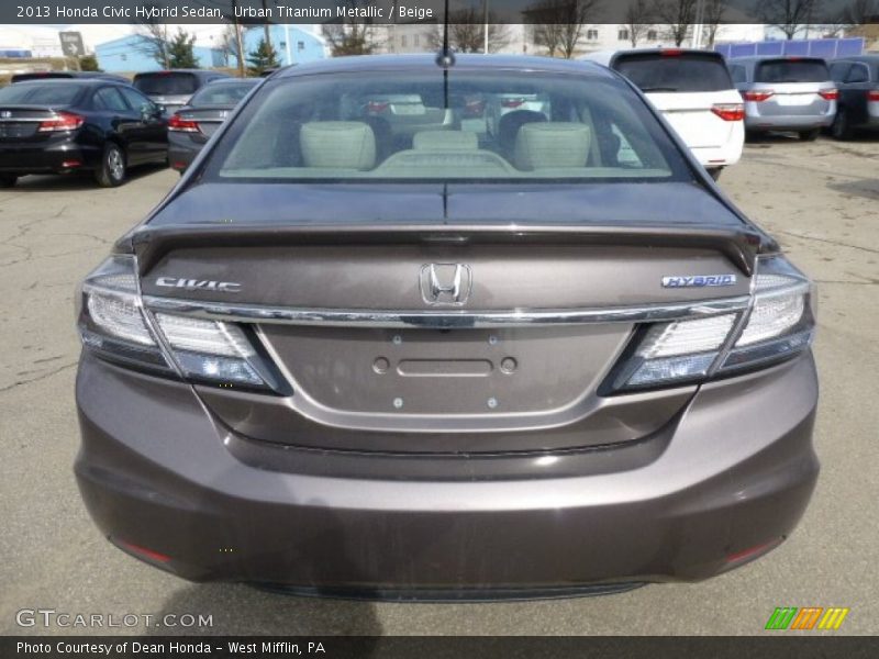  2013 Civic Hybrid Sedan Urban Titanium Metallic