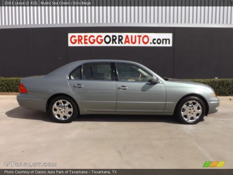 Mystic Sea Green / Ecru Beige 2001 Lexus LS 430