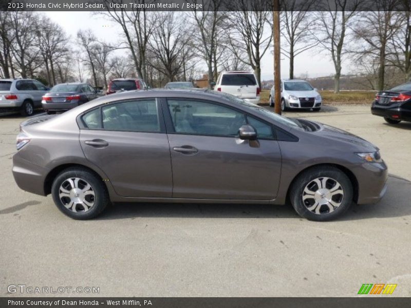  2013 Civic Hybrid Sedan Urban Titanium Metallic