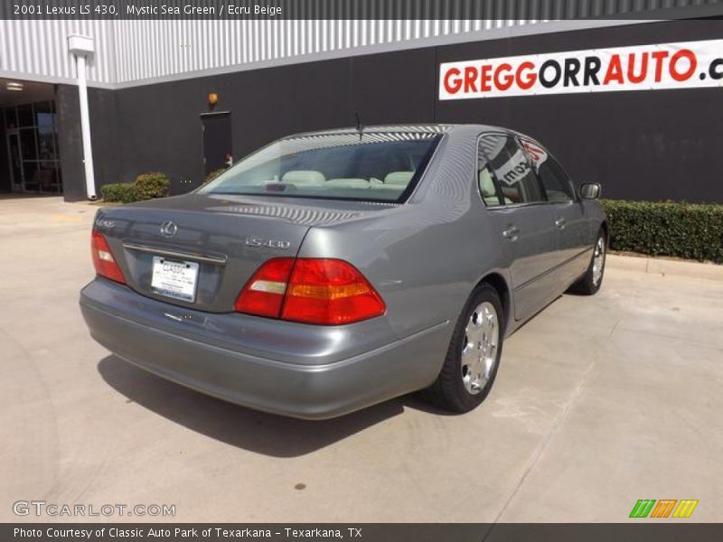 Mystic Sea Green / Ecru Beige 2001 Lexus LS 430