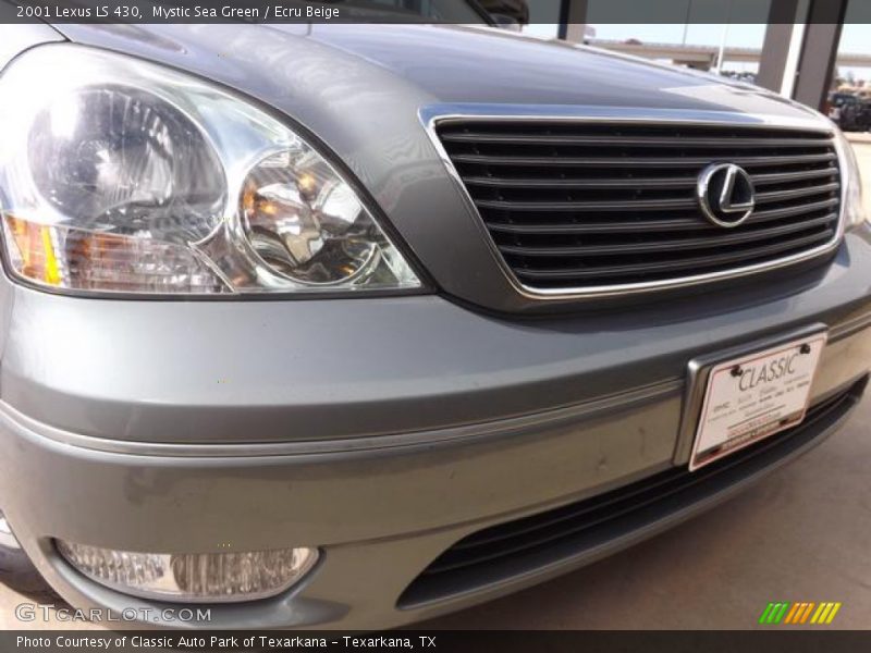 Mystic Sea Green / Ecru Beige 2001 Lexus LS 430