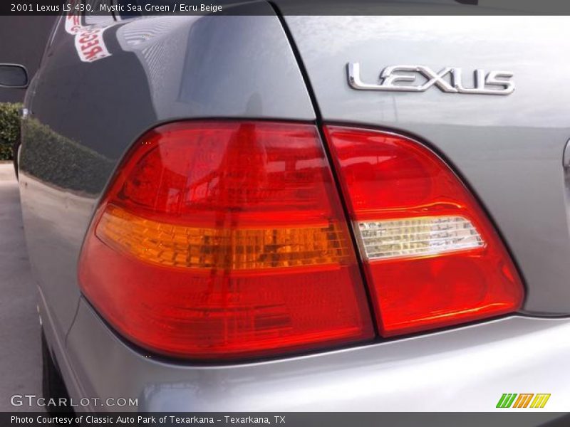 Mystic Sea Green / Ecru Beige 2001 Lexus LS 430