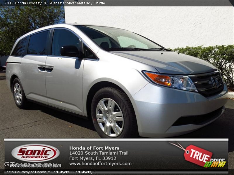 Alabaster Silver Metallic / Truffle 2013 Honda Odyssey LX