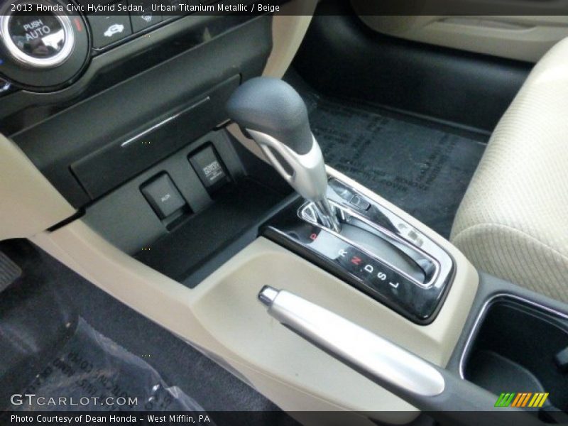  2013 Civic Hybrid Sedan CVT Automatic Shifter