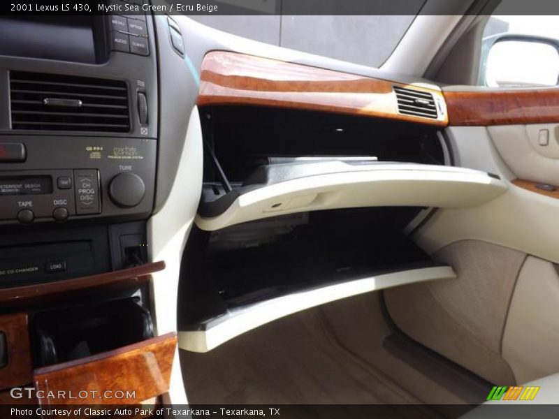 Mystic Sea Green / Ecru Beige 2001 Lexus LS 430