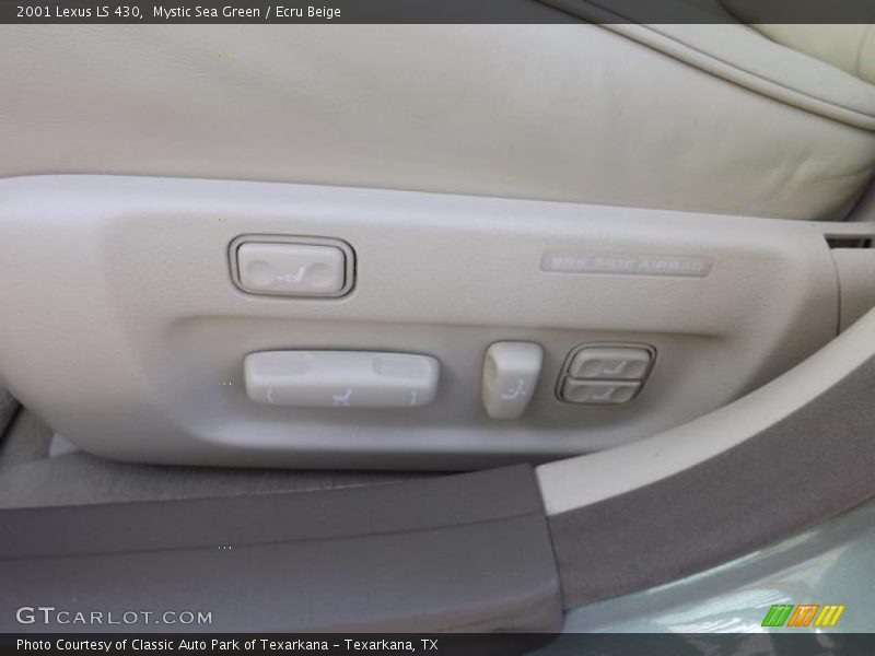 Mystic Sea Green / Ecru Beige 2001 Lexus LS 430