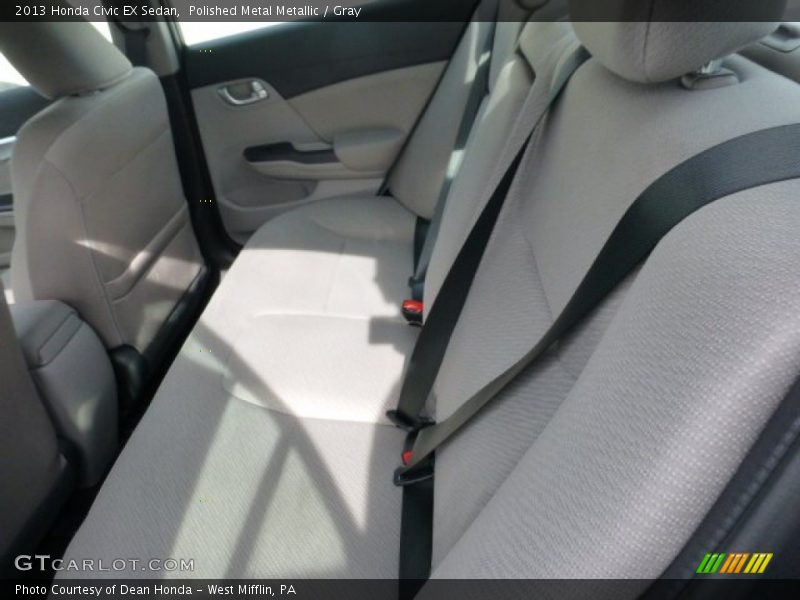Polished Metal Metallic / Gray 2013 Honda Civic EX Sedan