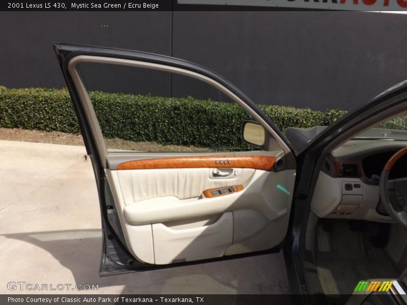 Mystic Sea Green / Ecru Beige 2001 Lexus LS 430