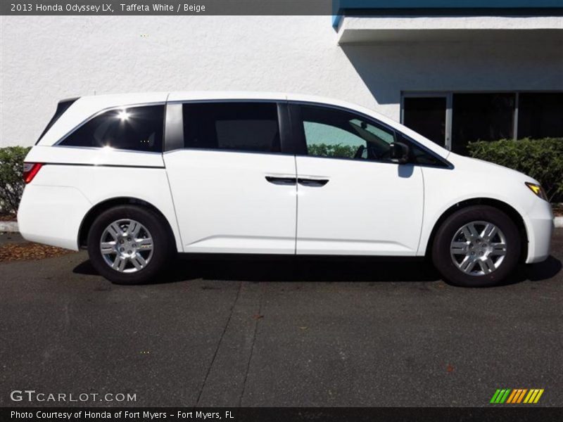 Taffeta White / Beige 2013 Honda Odyssey LX