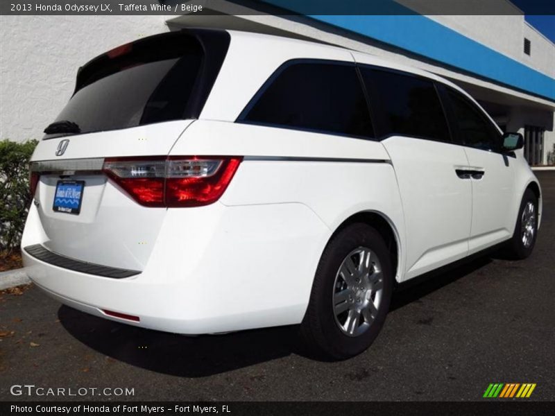 Taffeta White / Beige 2013 Honda Odyssey LX